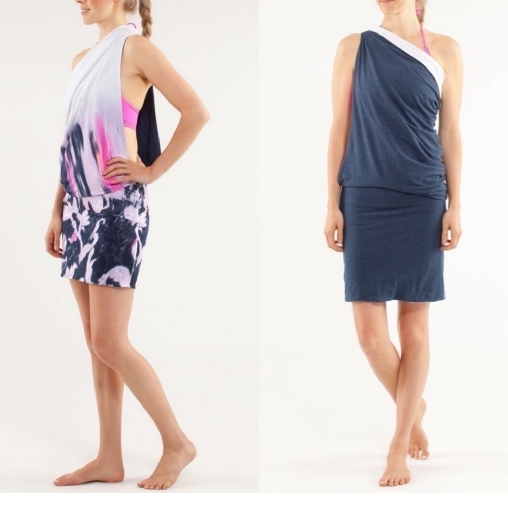 lululemon athletica Blue and Pink Swim Cover-Up